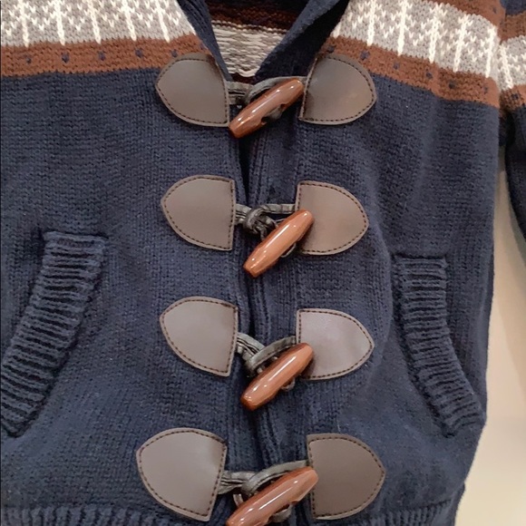 Fore!! shawl neck cardigan with toggle buttons - Picture 3 of 4